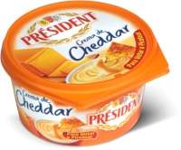 President Spreadable Cheese Cheddar 125g
