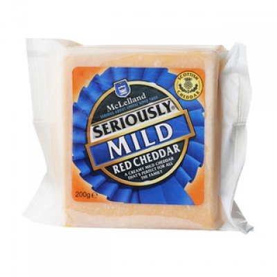 Seriously Mild Red Cheddar 200g